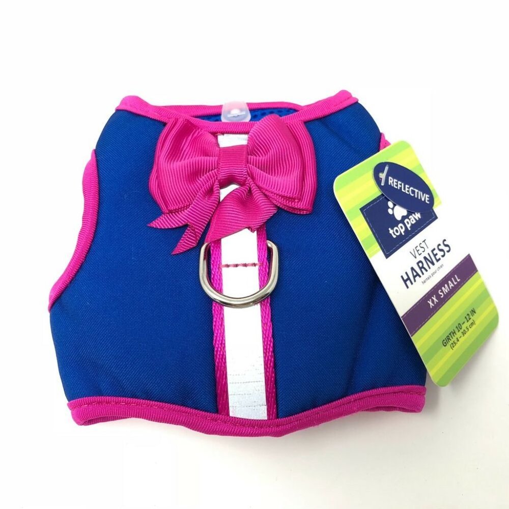 Top Paw Soft Reflective Royal Blue & Fuchsia Vest
